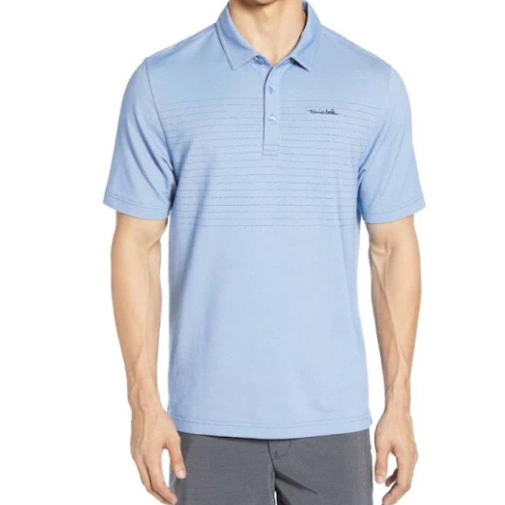 TRAVIS MATHEW JADEYLADYBABY CHEST PENCIL STRIPE SHIRT Medium